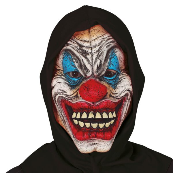 Carate payaso con capucha
