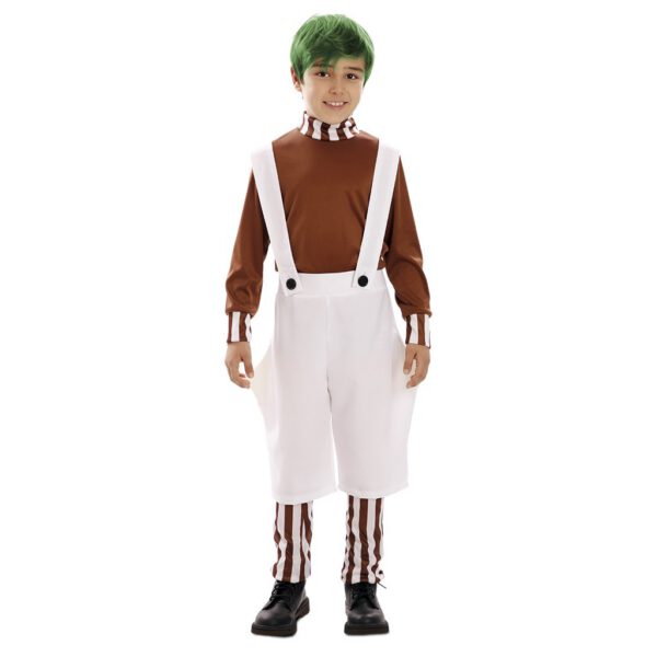 Disfraz de duende de chocolate niño