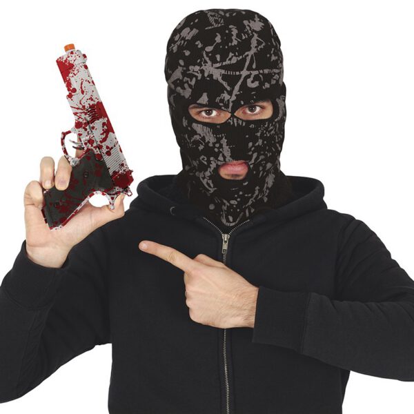 Pistola con sangre