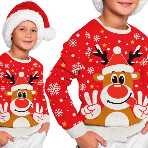 Jersey infantil navidad reno