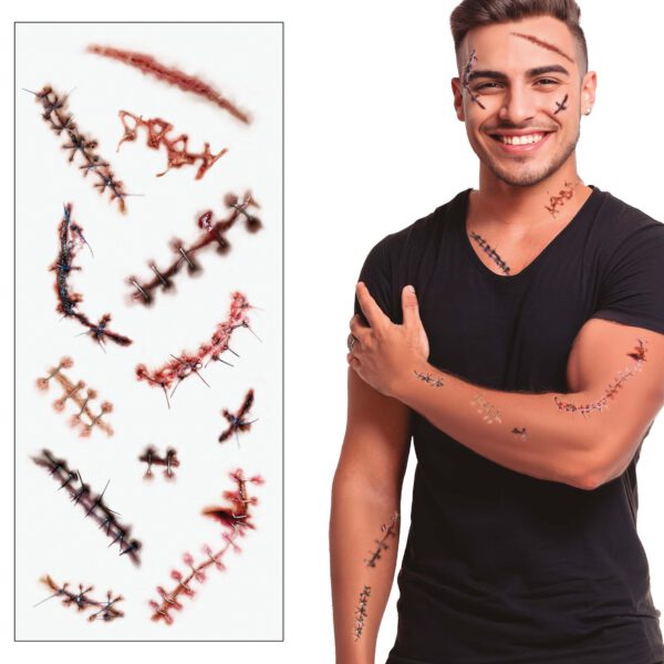 Tatuajes de heridas Halloween