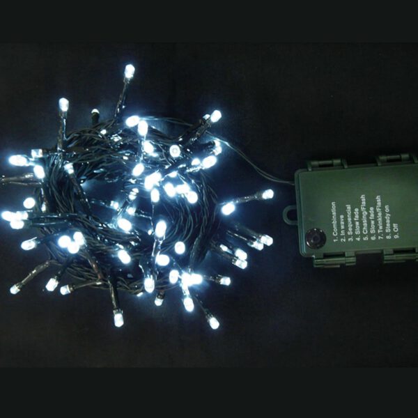 Tira de luces led blanco pilas