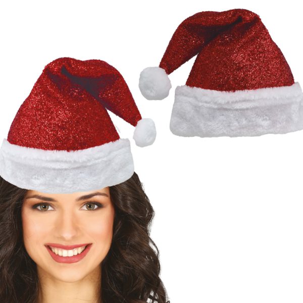 Gorro papa noel deluxe