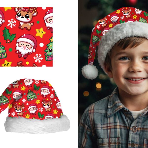 Gorro navidad infantil estampado