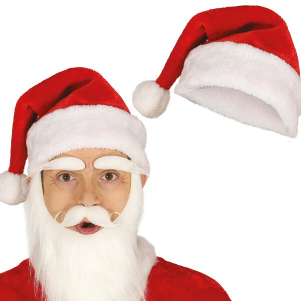 Gorro papa noel lujo