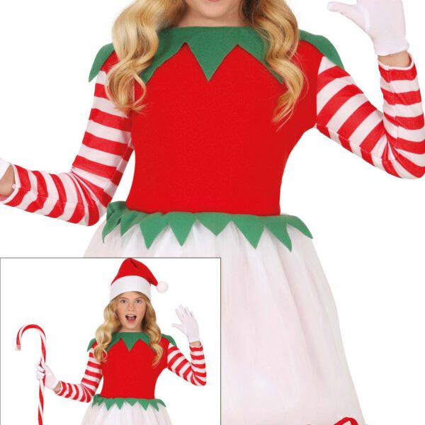 Disfraz de elfa de la navidad