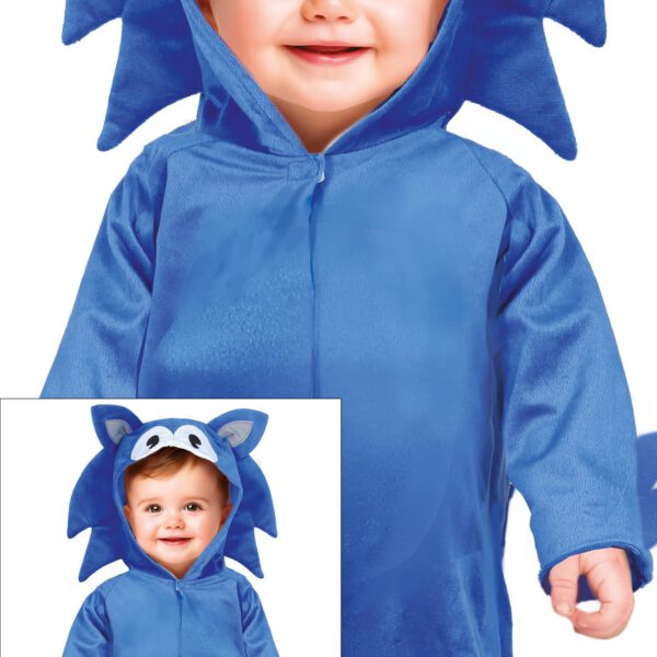 Disfraz de muñeco azul para bebe