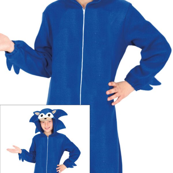 Disfraz de muñeco azul