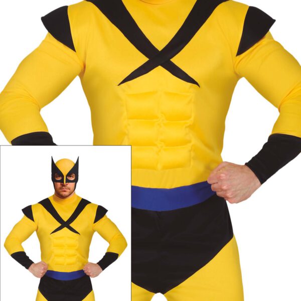 Disfraz Héroe Amarillo Adulto