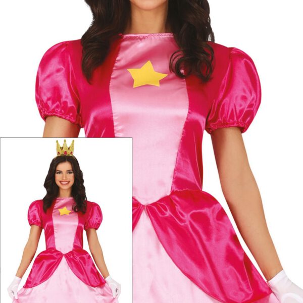 Disfraz de Princesa Rosa