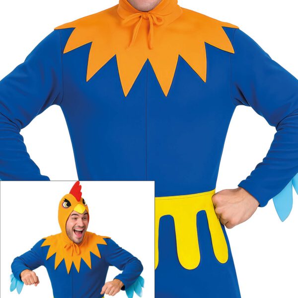 Disfraz de Gallo Azul