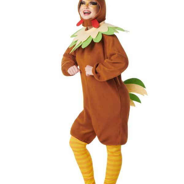 Disfraz de Gallina marrón mujer