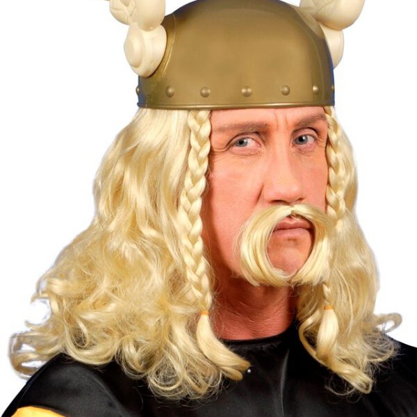 Peluca de galo con bigote