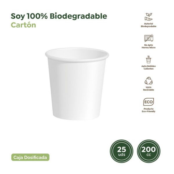 Vaso cartón 200 cc