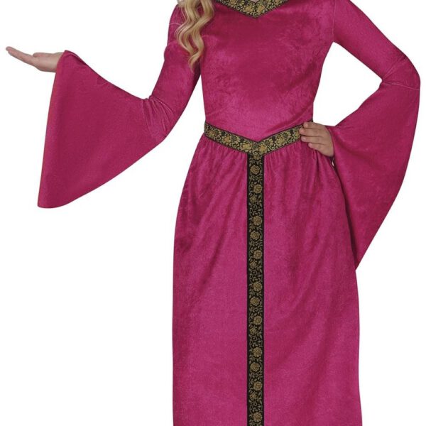 Disfraz de Dama Medieval rosa