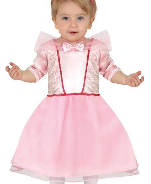 Disfraz de Princesa Rosa bebe