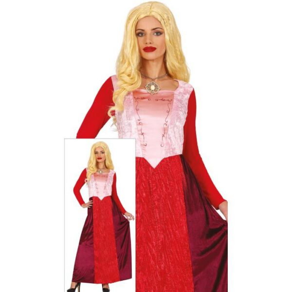 Disfraz de Sister Witch rojo para mujer