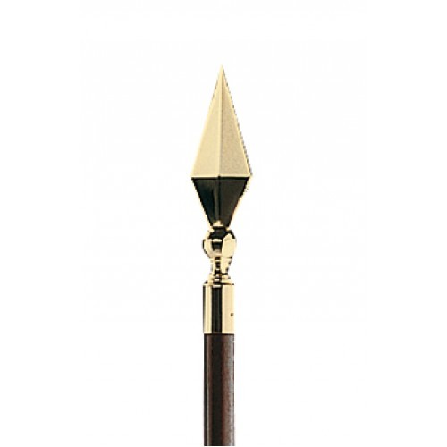Peana y 3 astas de madera