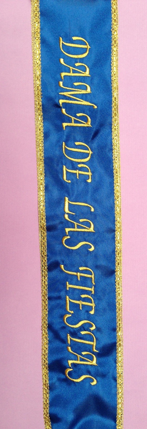Banda Dama de las Fiestas Escudo y Pasamaneria