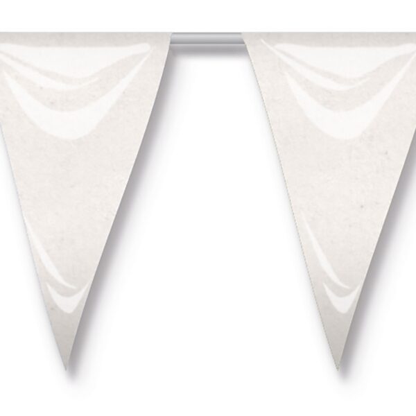 Bandera Triangular Blanca