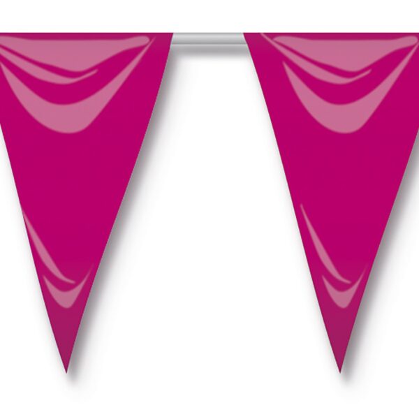 Bandera Triangular Rosa