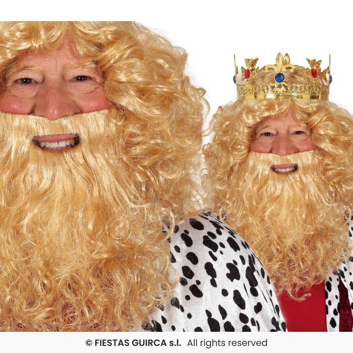 Peluca y barba Rubia - Imagen 2