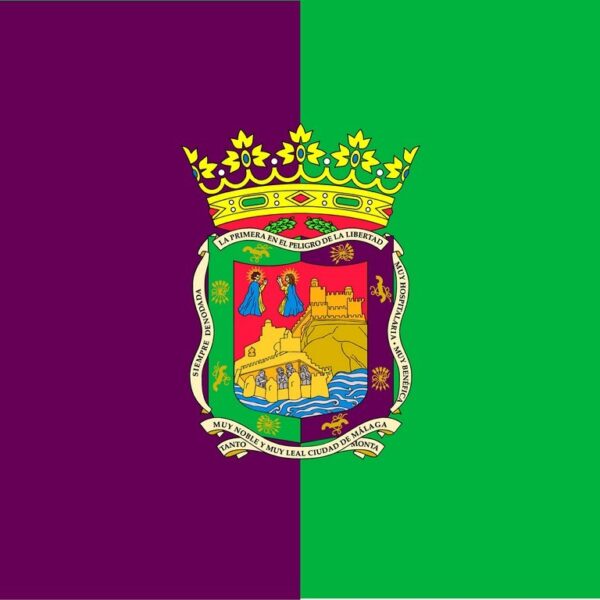 Bandera de Málaga Ciudad