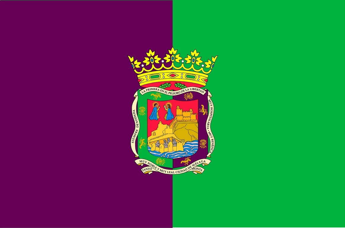 Bandera de Málaga Ciudad