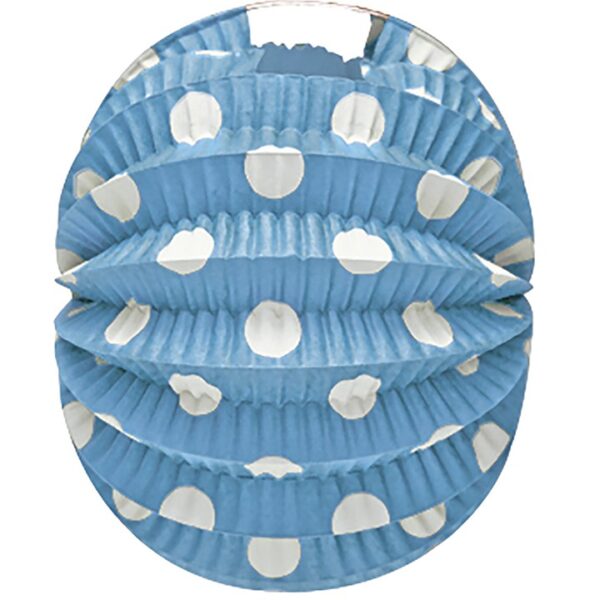 Farol Andaluz Azul con puntos Blancos