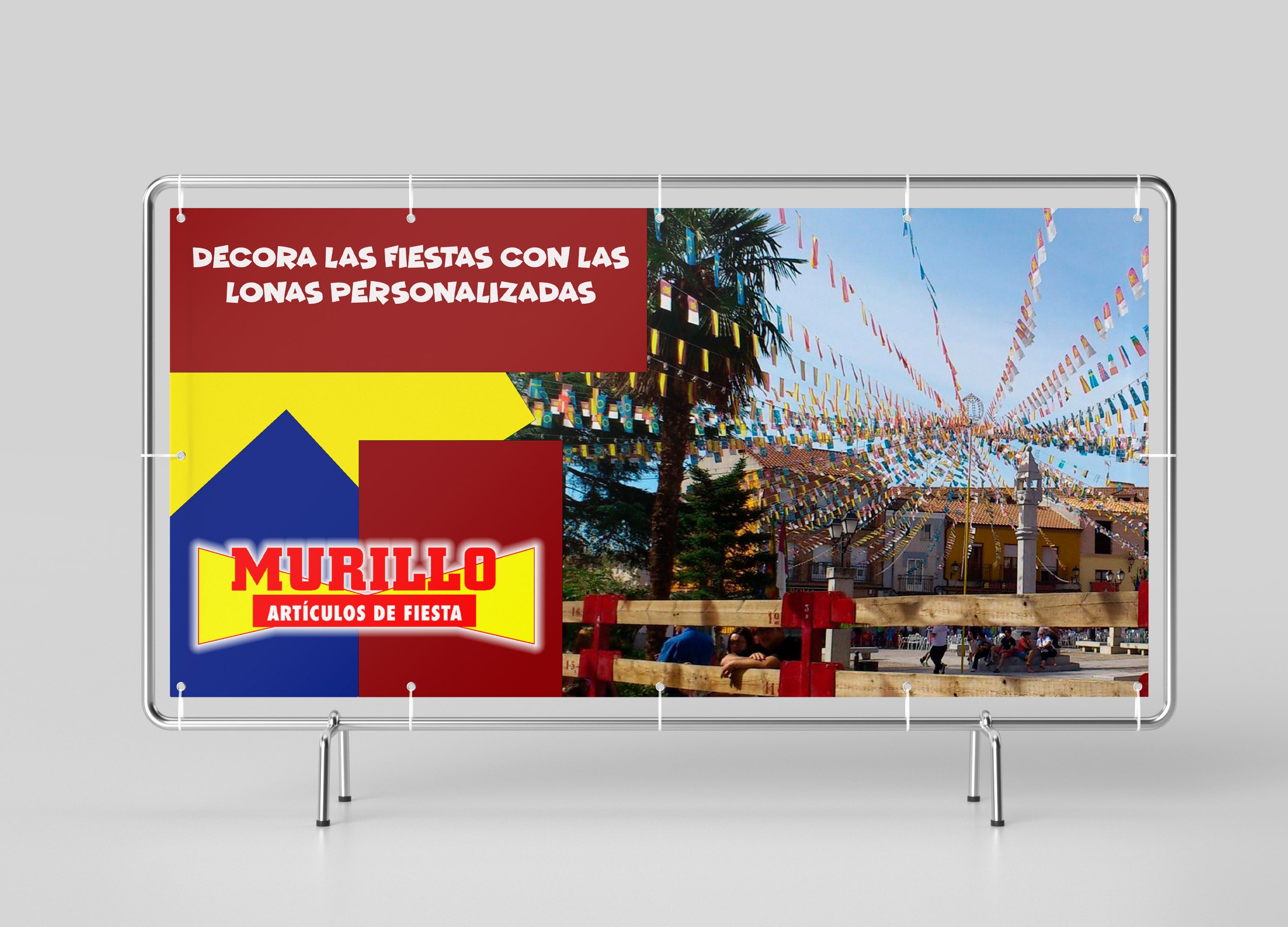 Lona personalizada para eventos