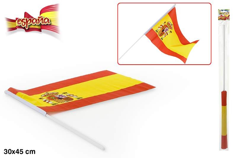 Bandera de España con Palo