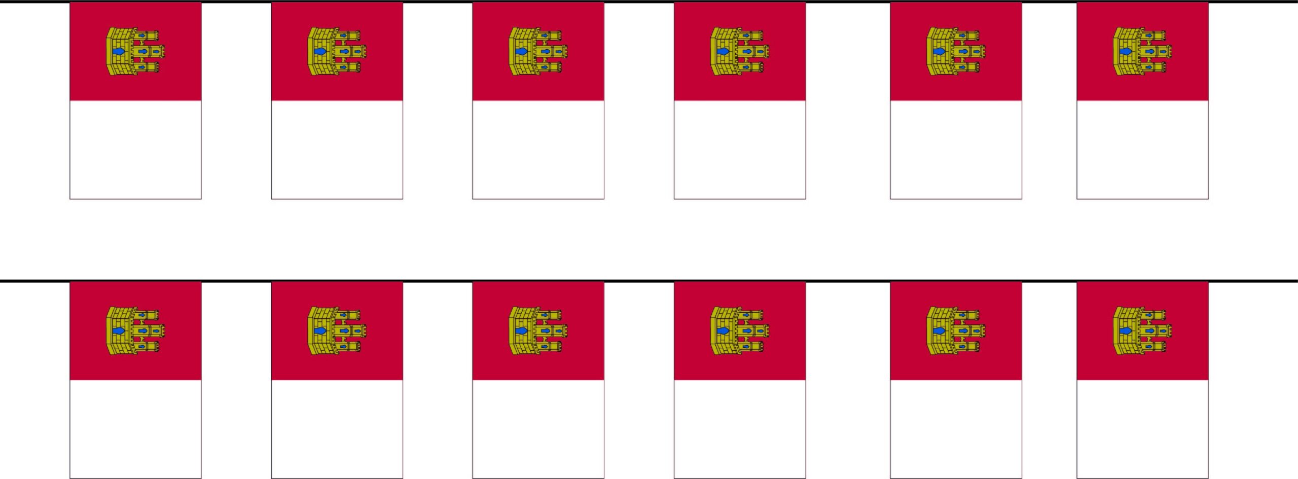 Tira de Bandera de Castilla-La Mancha