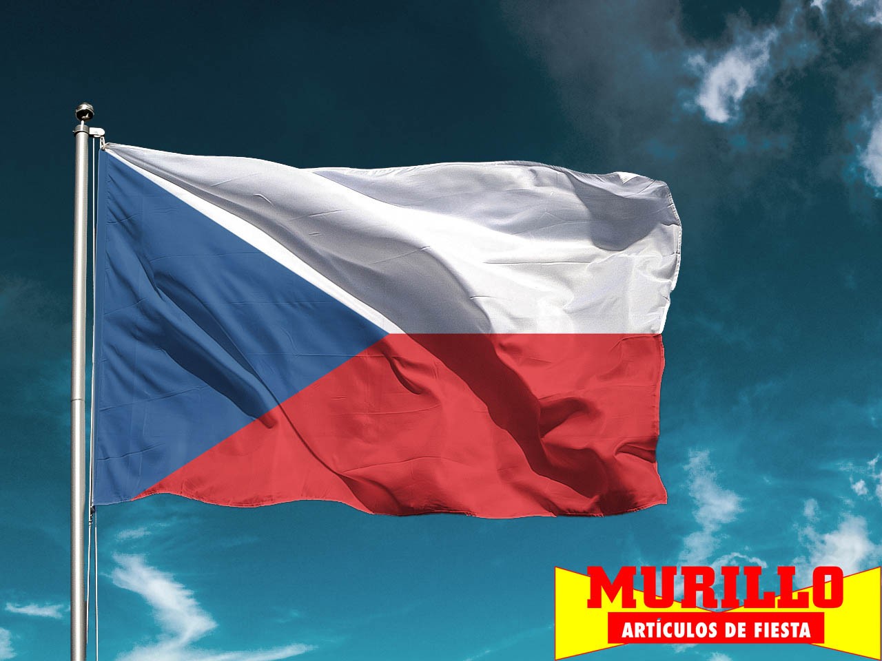 Bandera de la Republica Checa
