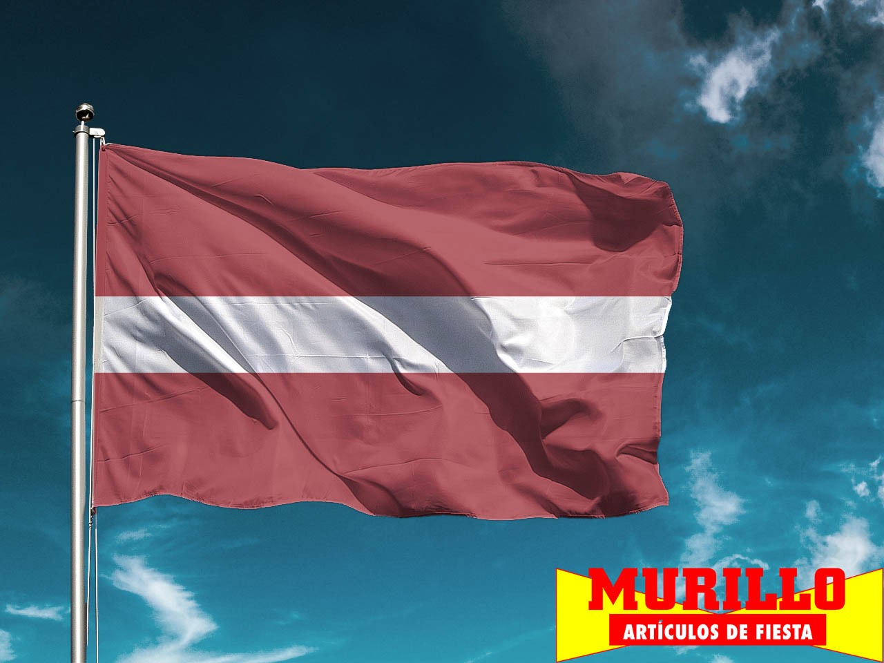 Bandera de Letonia