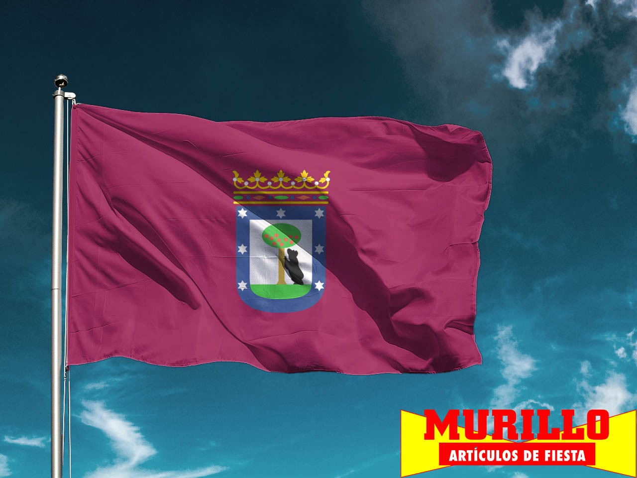 Bandera de Ayuntamiento de Madrid
