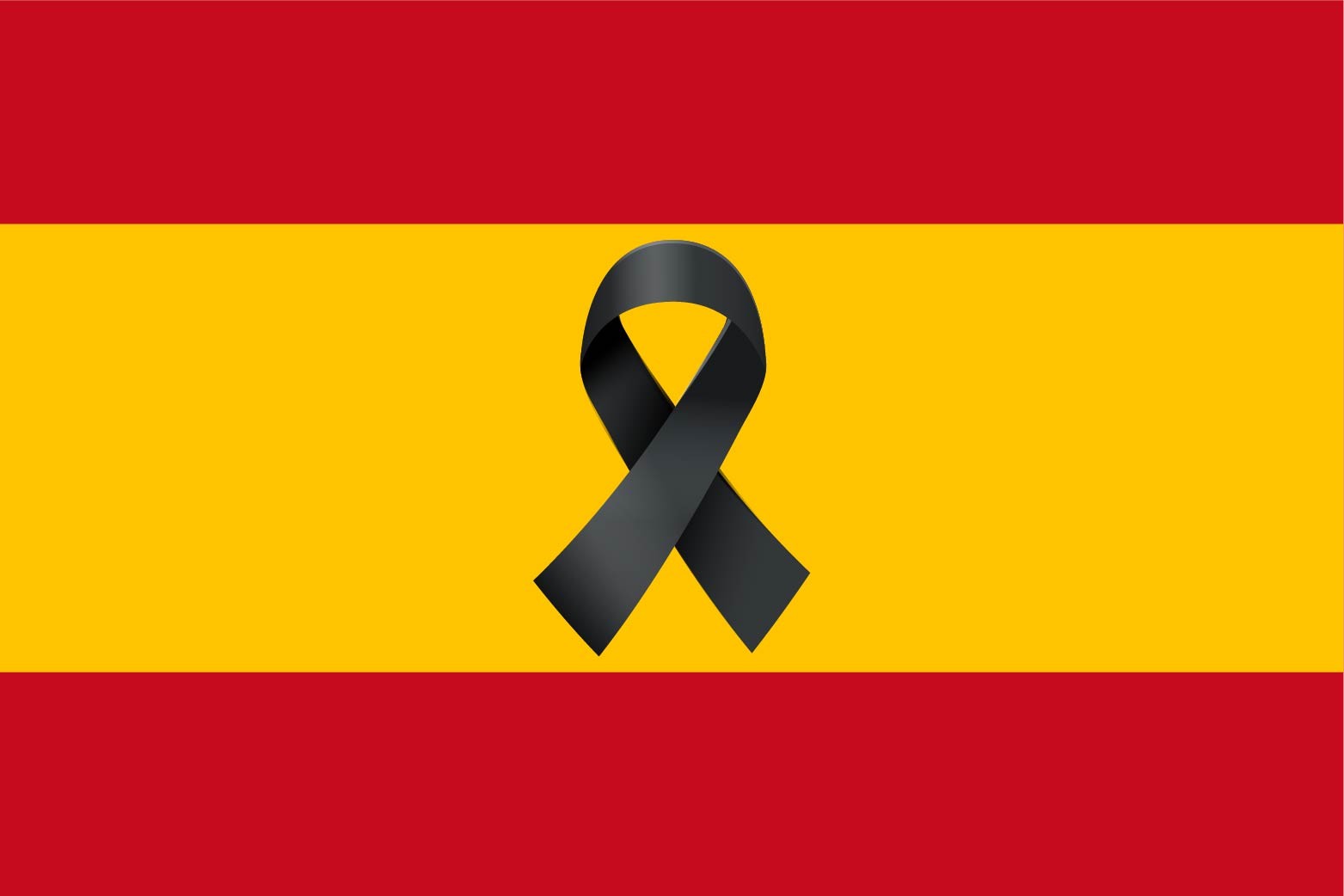 Bandera de España Crespón