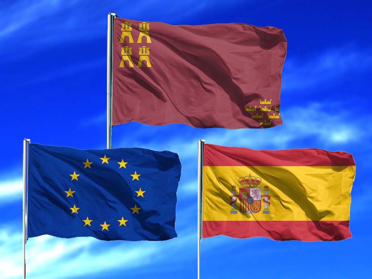 Lote de Banderas de Murcia
