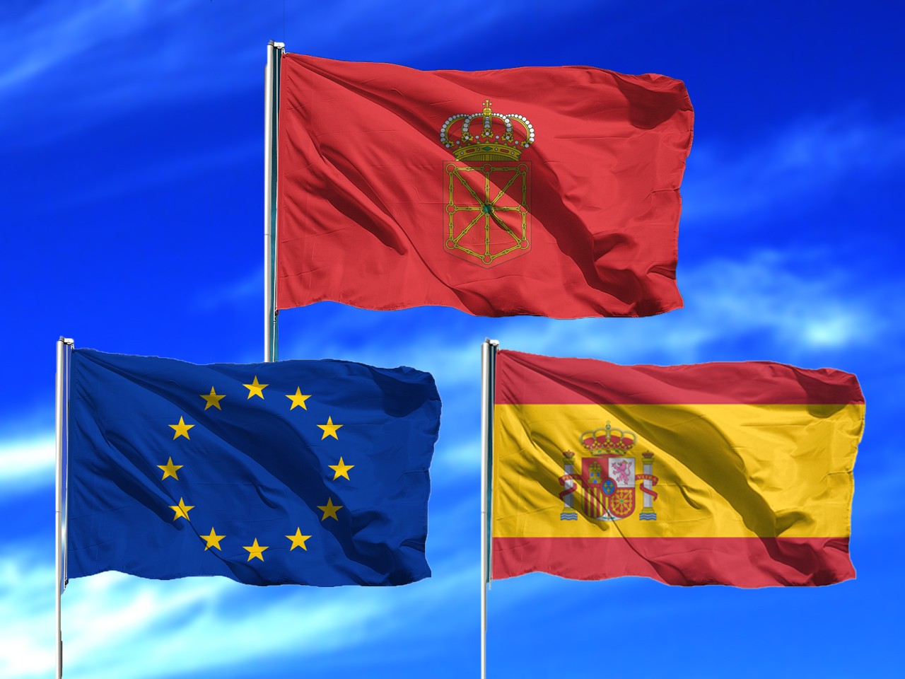 Lote de Banderas de Navarra