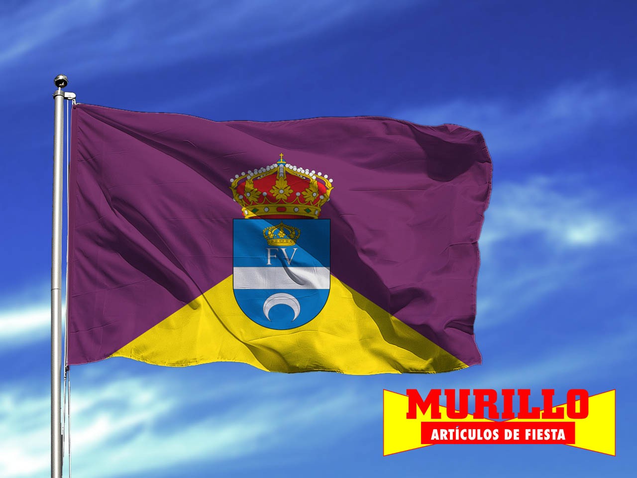 Bandera de Olias del Rey