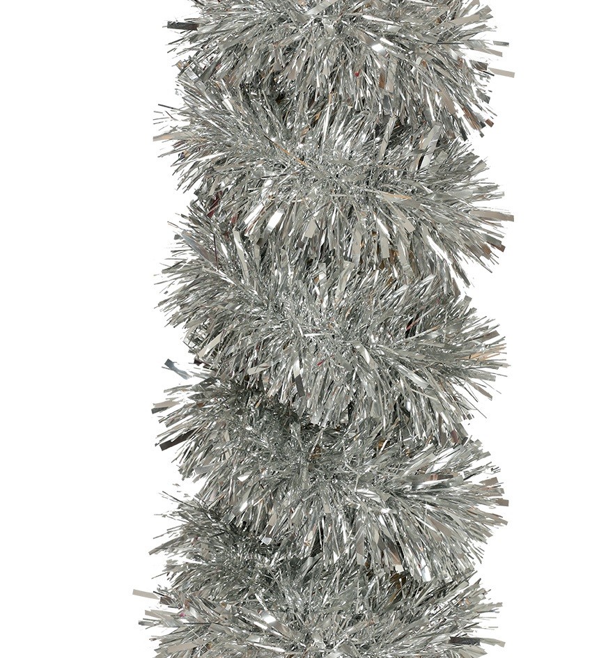 Boa de Espumillón Plata