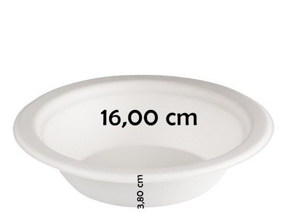 Bol de Fibra de Cartón 340cc