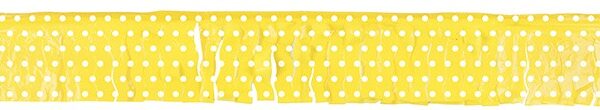Fleco Amarillo con Lunares