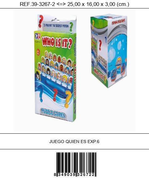 Juego Quien es quien