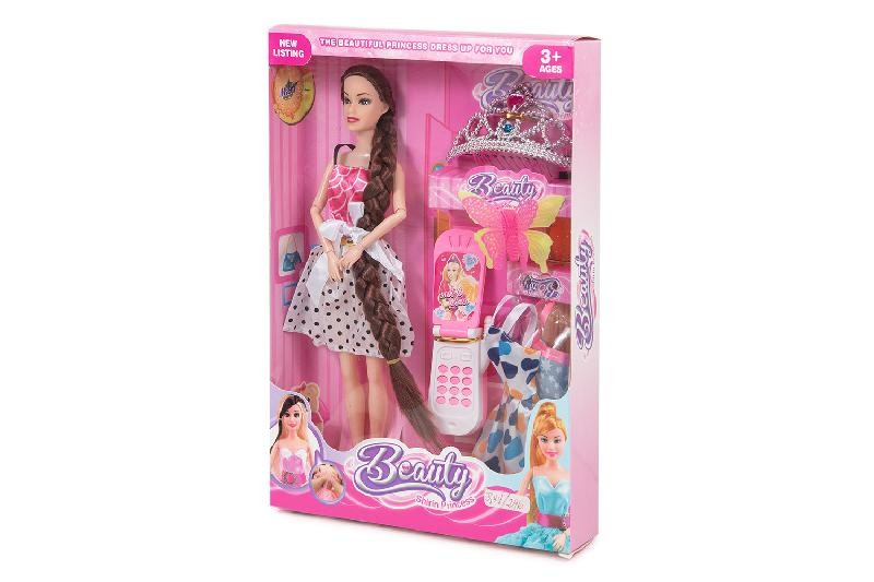 Blister muñeca con trenzas