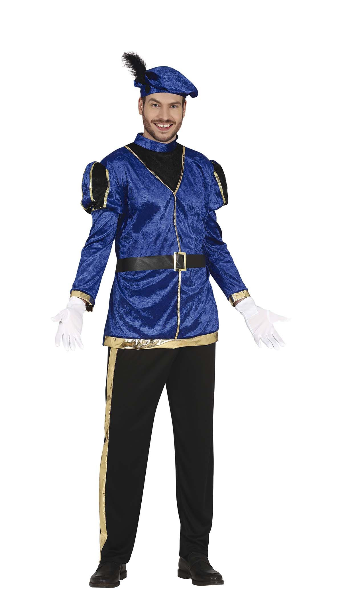 Traje de Paje Azul