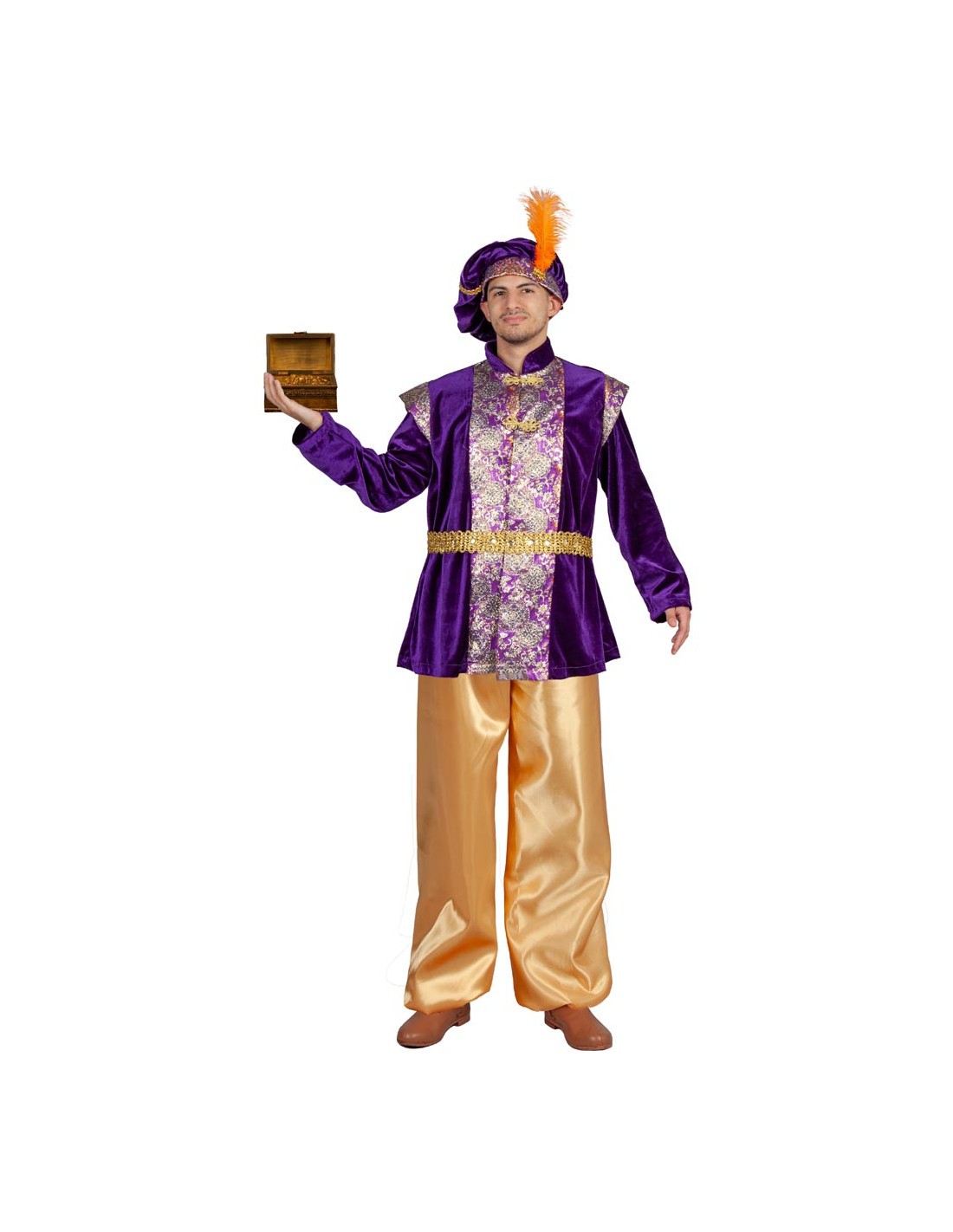Traje de paje Gaspar Lujo - Imagen 2
