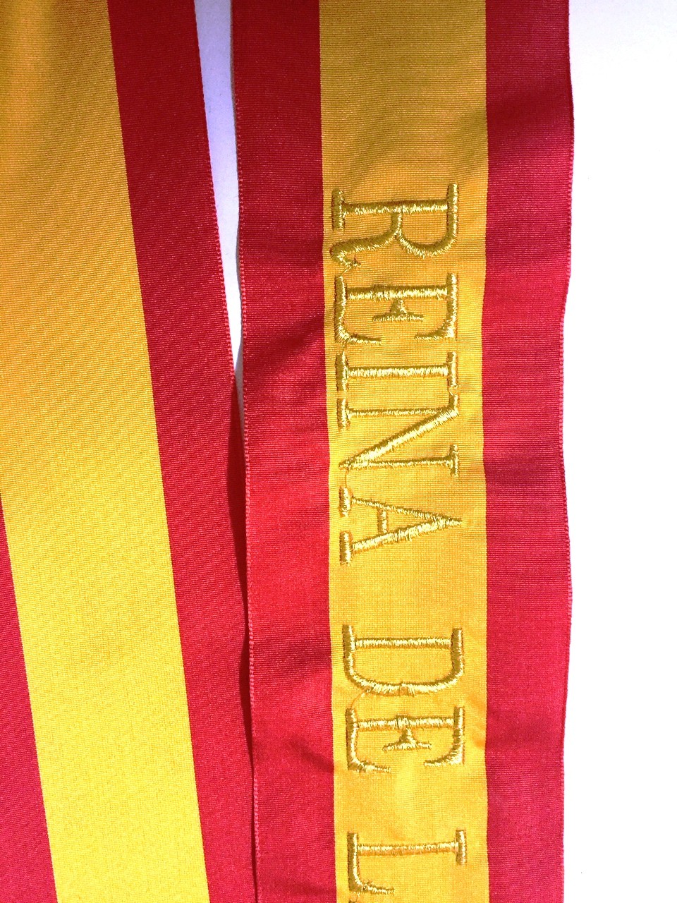 Banda Reina de las Fiestas con Escudo