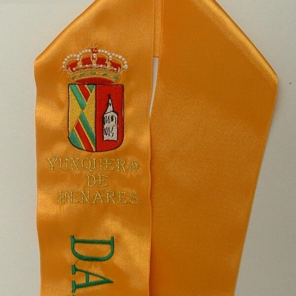 Banda Dama de las Fiestas con Escudo