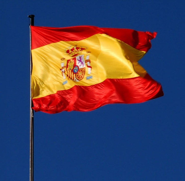 Bandera España con escudo