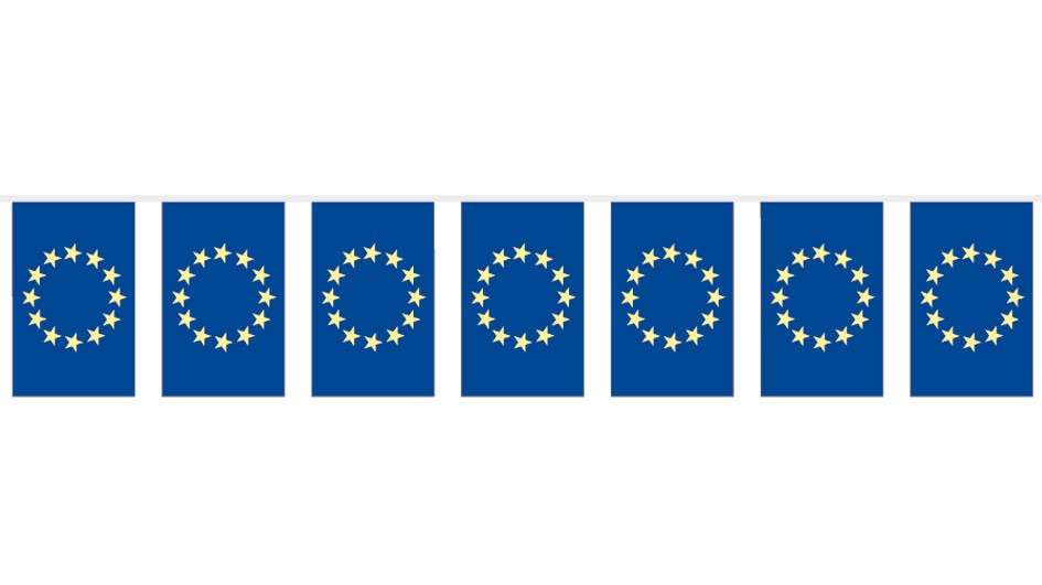 Bolsa Bandera Plástico Europa